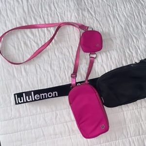 HOT PINK ONLY LULULEMON CROSSBODY